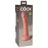 King Cock Elite - realistisk dildo med sugkopp - 18 cm - natur