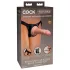 King Cock Elite - strap-on dildo för nybörjare - realistisk hudfärg