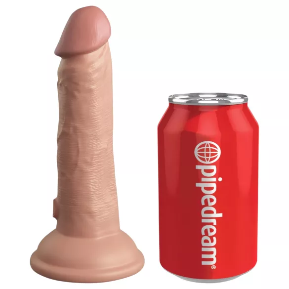 King Cock Elite - strap-on dildo för nybörjare - realistisk hudfärg