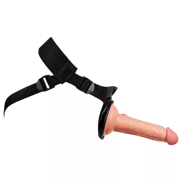 King Cock Elite - strap-on dildo för nybörjare - realistisk hudfärg