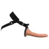 King Cock Elite Comfy - strap-on dildo med sele - mörk hudfärg