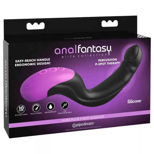 Anal Fantasy - pulserande prostatavibrator (svart)