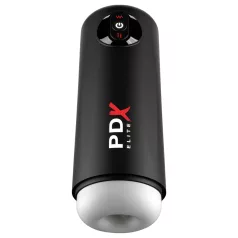  PDX Elite Moto Milker - masturbator med tryck och vibration - svart