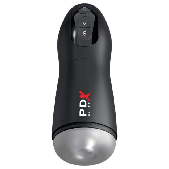 PDX Suck-O-Matic - laddbar automatisk masturbator (svart)