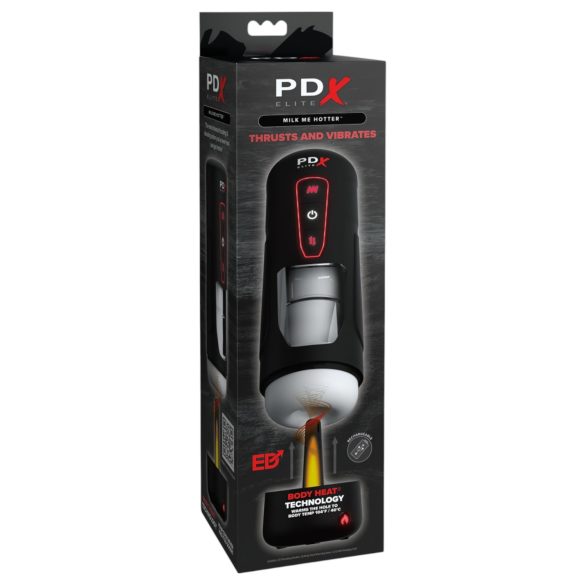 PDX Elite - masturbator med värmefunktion - svart