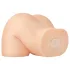 PDX Elite - vibratorisk 2-i-1 masturbator - naturfärg