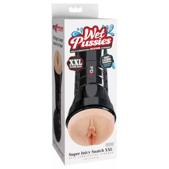 PDX Extreme - realistisk vaginamasturbator - XXL naturfärg