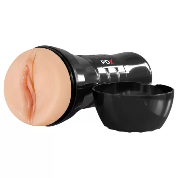 PDX Extreme - realistisk vaginamasturbator - XXL naturfärg