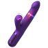 Fantasy For Her - 2-i-1 stötande vibrator och klitorisstimulator (lila)