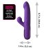 Fantasy For Her - 2-i-1 stötande vibrator och klitorisstimulator (lila)