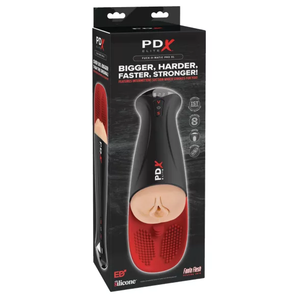 PDX Elite Fuck-O-Matic Pro XL automatisk sugmasturbator - svart