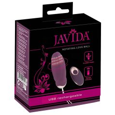 Javida - radiostyrt roterande pärl-vibrationsägg (lila)
