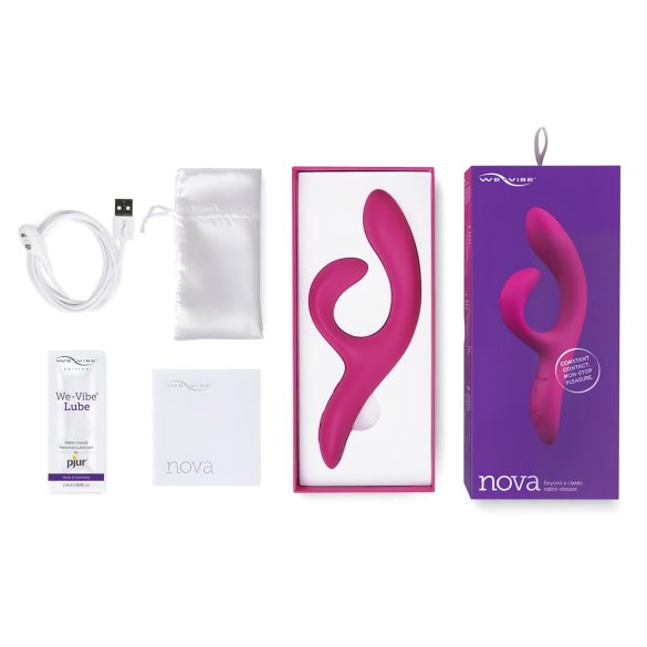 We-Vibe Nova 2 - rabbitvibrator med klitorisstimulans - lila