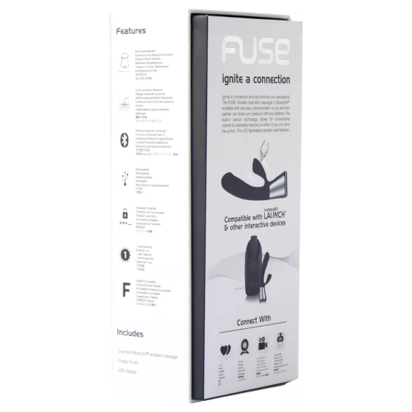 Fleshlight OhMiBod Kiiroo - App‑styrd vibrator med klitoriskarm (svart)