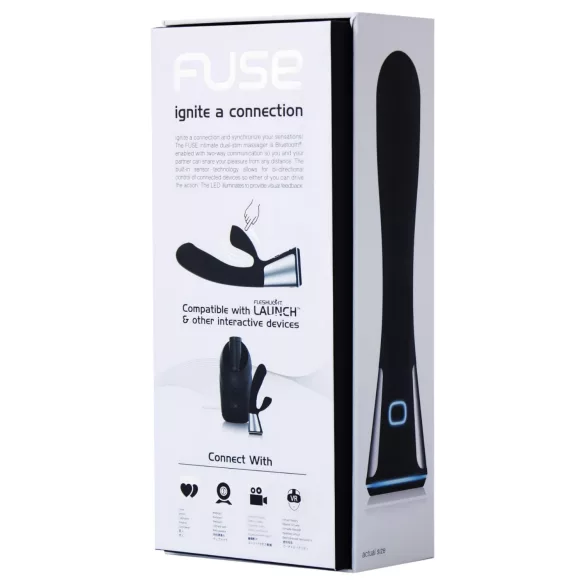 Fleshlight OhMiBod Kiiroo - App‑styrd vibrator med klitoriskarm (svart)
