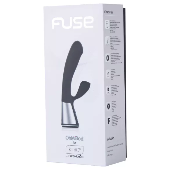 Fleshlight OhMiBod Kiiroo - App‑styrd vibrator med klitoriskarm (svart)