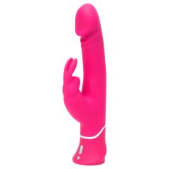   Happyrabbit - rabbitvibrator med klitorisstimulans - vattentät - rosa