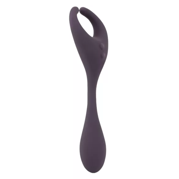 Couples Choice - parvibrator dubbelmotor uppladdningsbar fjärrkontroll lila