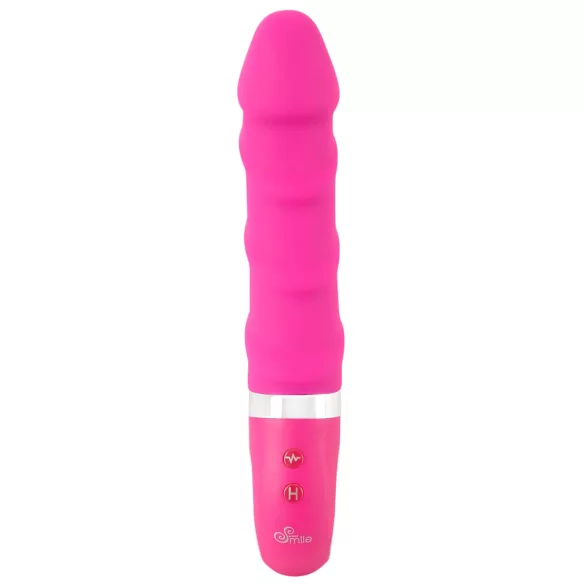 SMILE Soft - uppladdningsbar vibrator med värmefunktion - silikon rosa