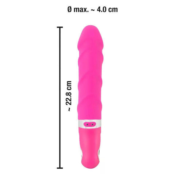 SMILE Soft - uppladdningsbar vibrator med värmefunktion - silikon rosa