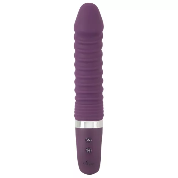 SMILE Soft - uppladdningsbar vibrator med värme - silikon lila