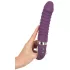 SMILE Soft - uppladdningsbar vibrator med värme - silikon lila