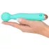 Cuties Mini Wand - uppladdningsbar, vattentät massagestav (grön)