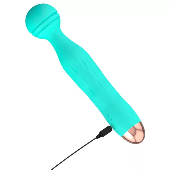Cuties Mini Wand - uppladdningsbar, vattentät massagestav (grön)