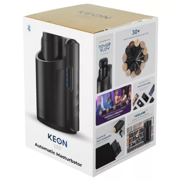 Kiiroo Keon Automatic - Interaktiv masturbator för män (svart)