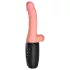 King Cock Plus 6,5 - dildo med pung och vibrator - naturfärg