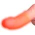 King Cock Plus 6,5 - dildo med pung och vibrator - naturfärg