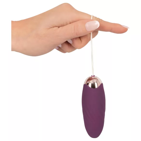Javida Shaking Love - fjärrstyrt vibratorägg med stötfunktion - lila