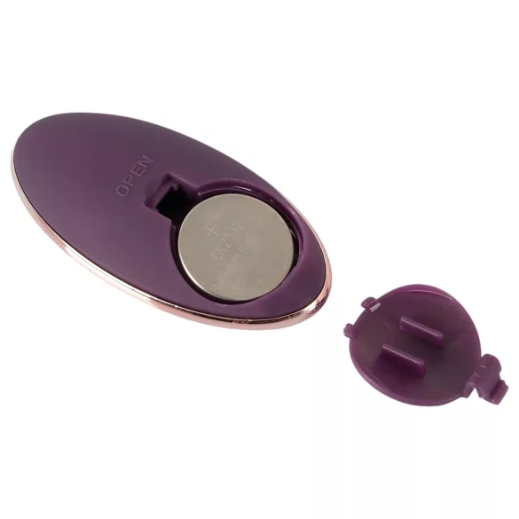Javida Shaking Love - fjärrstyrt vibratorägg med stötfunktion - lila