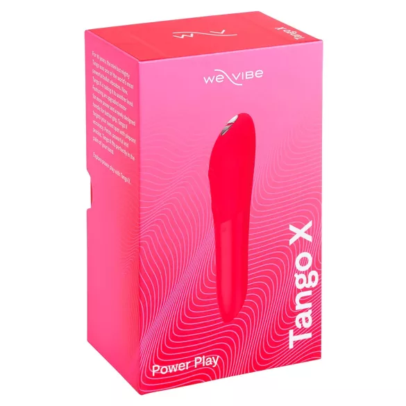 We-Vibe Tango X - uppladdningsbar stavvibrator - vattentät - korall