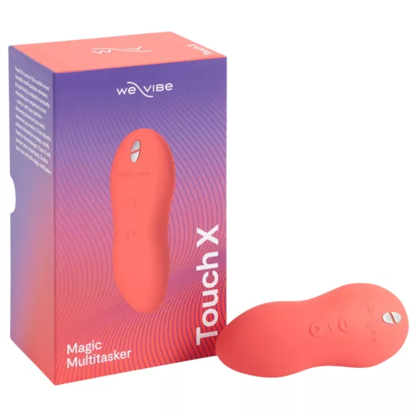 We-Vibe Touch X - klitorisvibrator - uppladdningsbar vattentät - korall