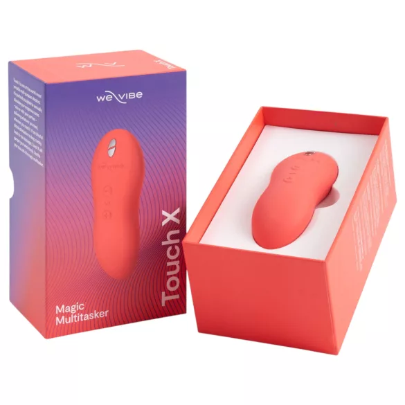 We-Vibe Touch X - klitorisvibrator - uppladdningsbar vattentät - korall