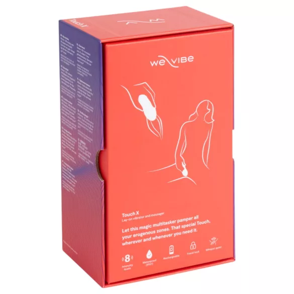 We-Vibe Touch X - klitorisvibrator - uppladdningsbar vattentät - korall