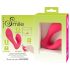 SMILE Trosa - batteridriven, fjärrstyrd 2-i-1 vibrator (rosa)