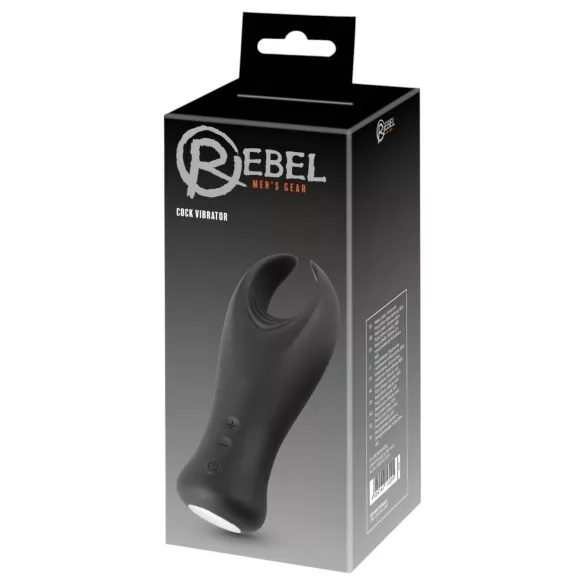 Rebel - penismasturbator med vibration - svart