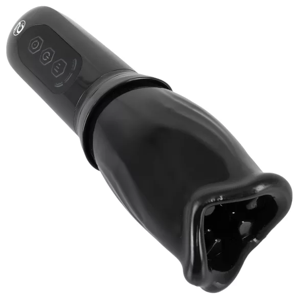 You2Toys - STROKER Rotating - uppladdningsbar, roterande konstgjord mun‑masturbator (svart)