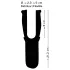 You2Toys - STROKER Rotating - uppladdningsbar, roterande konstgjord mun‑masturbator (svart)