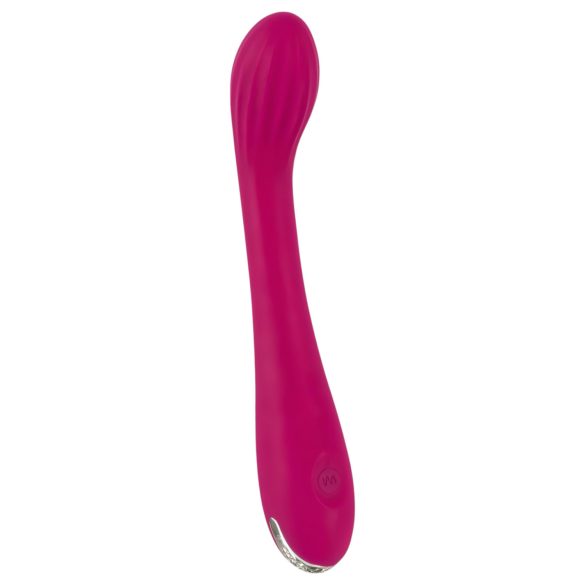 SMILE G-punkt - uppladdningsbar, ribbad G-punktsvibrator (lila)
