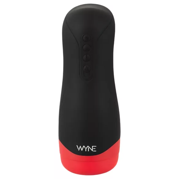 WYNE 01 - masturbator med vibration sug värme - svart