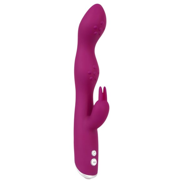 SMILE - Flexibel vibrator för A- och G-punkt med klitorisstimulering (lila)