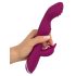 SMILE - Flexibel vibrator för A- och G-punkt med klitorisstimulering (lila)