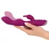 Smile - Rabbitvibrator med böjlig klitorisstimulator och G-punkt - lila