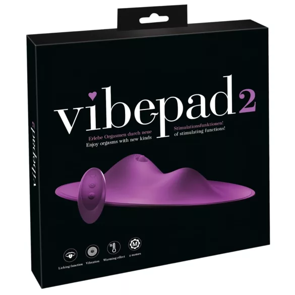 VibePad 2 - vibrator kudde för oralsex - silikon lila