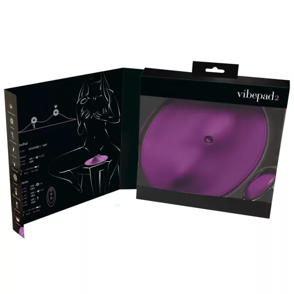 VibePad 2 - vibrator kudde för oralsex - silikon lila