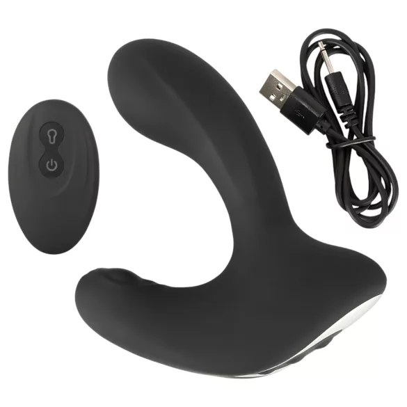 Rebel RC - uppladdningsbar fjärrstyrd uppblåsbar analvibrator - svart