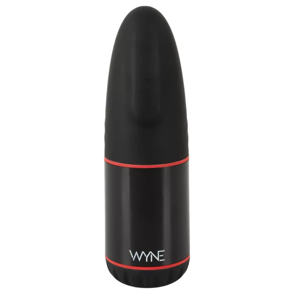 WYNE 02 - masturbator med vibration och sug - uppladdningsbar - svart/vit
